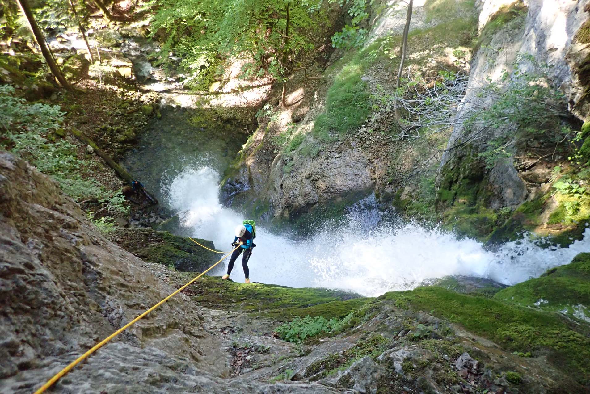 canyoning cascade activité