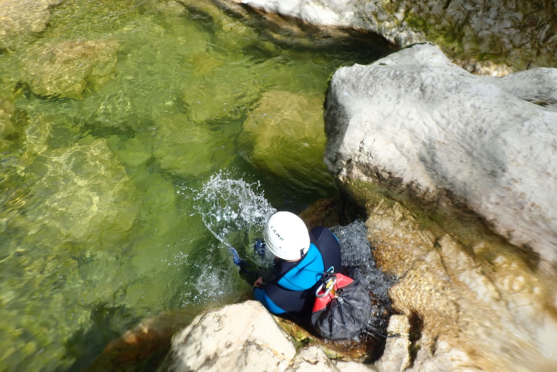 Canyoning au lac d'Annecy